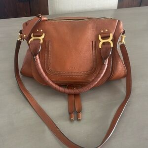 Chloe Marcie textured leather bag